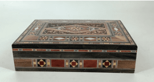 Intarsien Schmuckkiste aus Zedernholz (Bestell-ID 34016)