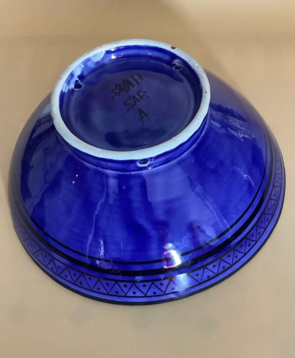 Salatschüssel indigoblau aus Safi zum Servieren oder als Wanddekoration (Bestell-ID 31302) – Bild 3