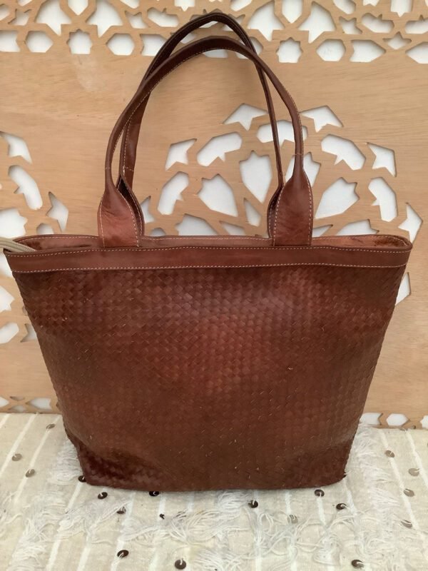 Umhängetasche / Shopper aus geflochtenem Leder (Bestell-ID 40033) – Bild 9
