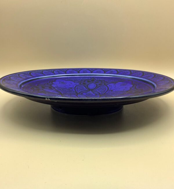 Couscousschüssel - Couscousteller - Wanddeko indigoblau aus Safi (Bestell-ID 31304) – Bild 2