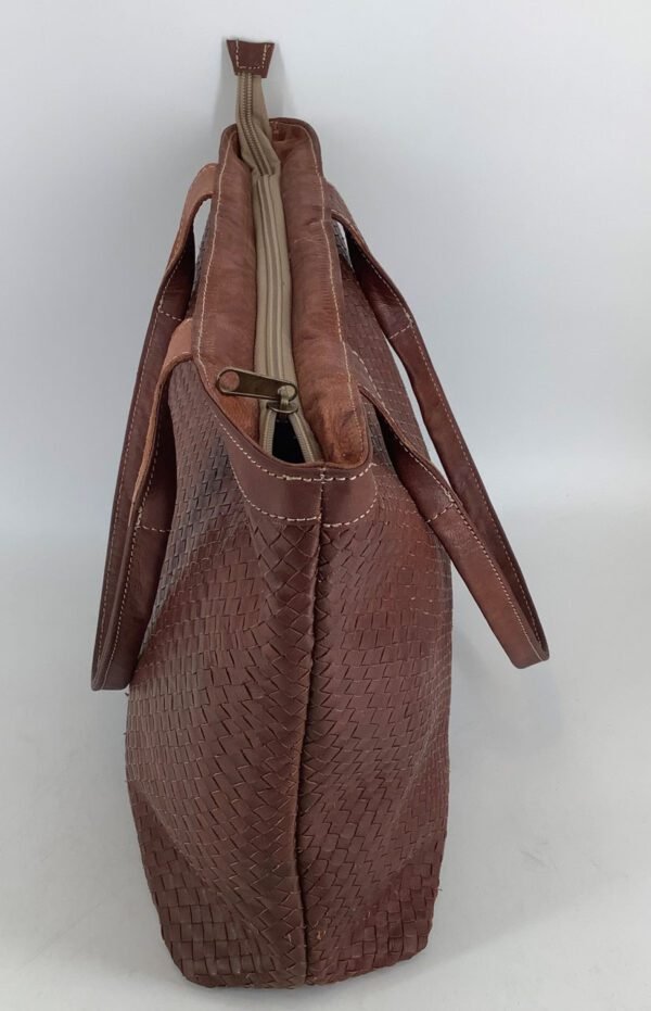Umhängetasche / Shopper aus geflochtenem Leder (Bestell-ID 40033) – Bild 4