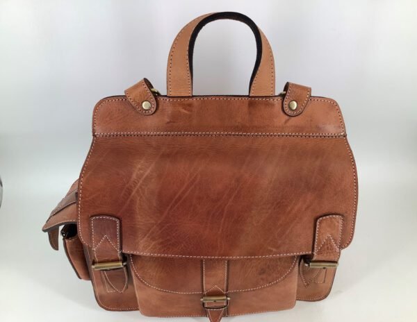Rucksack aus dickem Kalbsleder (Bestell-ID 40018) – Bild 2