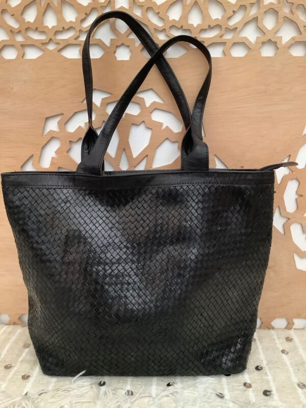 Umhängetasche / Shopper aus geflochtenem Leder (Bestell-ID 40033) – Bild 10