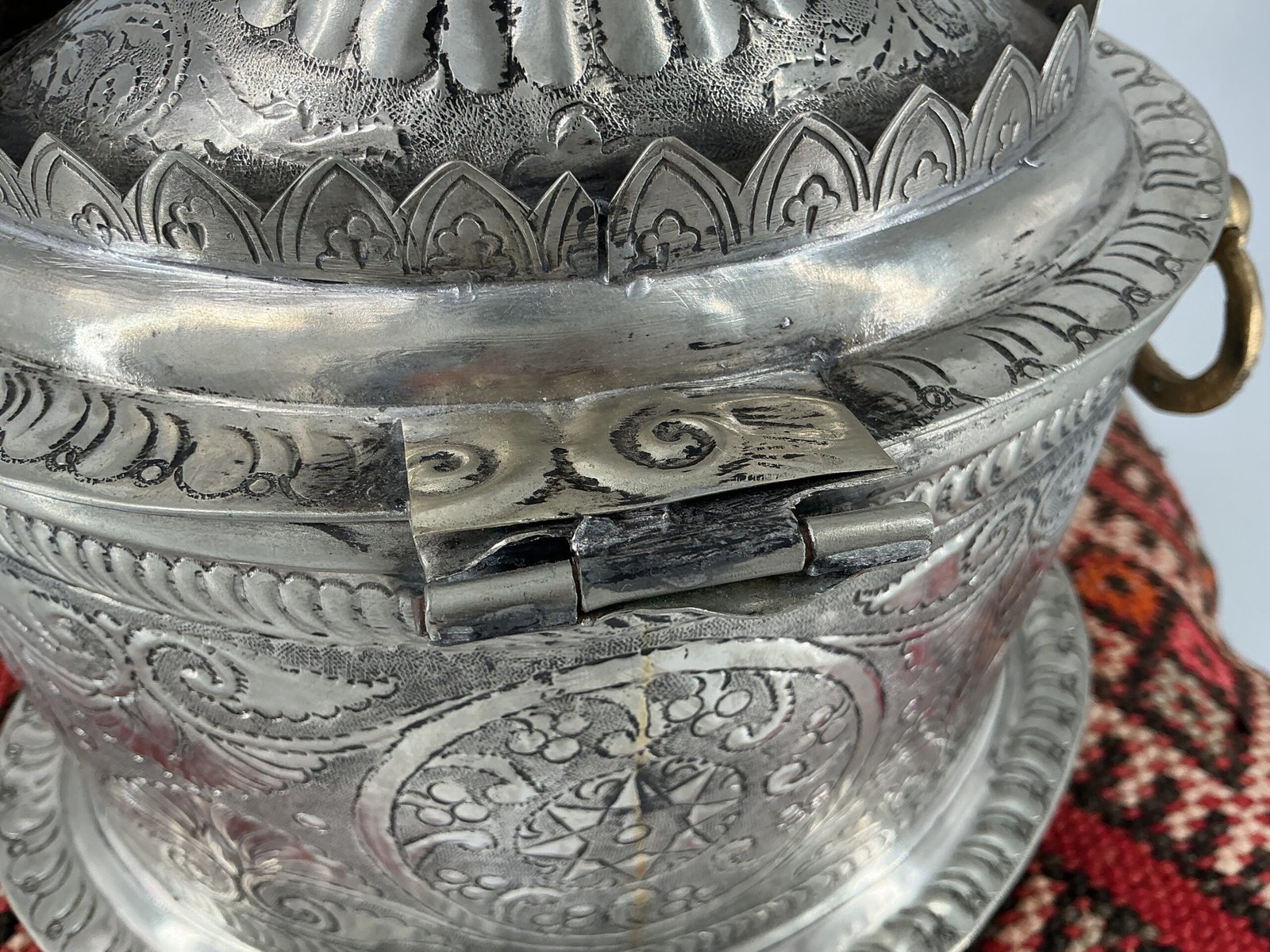 Edle Vintage Keks- , Zucker- oder Gebäckdose aus Marokko – Bild 11